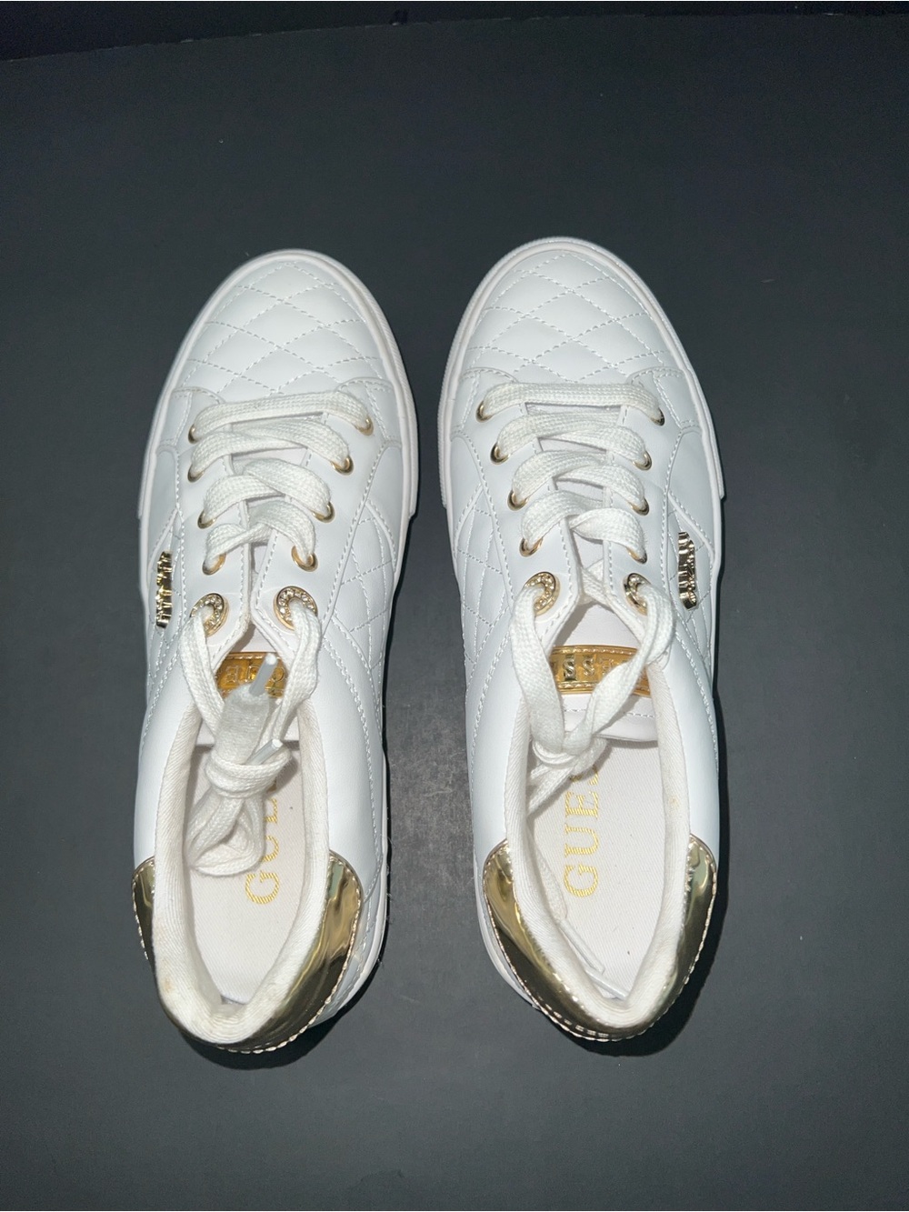GUESS Women's Loven Low Profile Lace-Up Sneakers